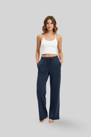[EASYLUXE] Unwind Pants - Navy