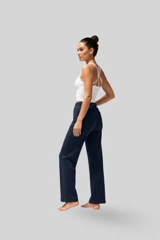 [EASYLUXE] Unwind Pants - Navy
