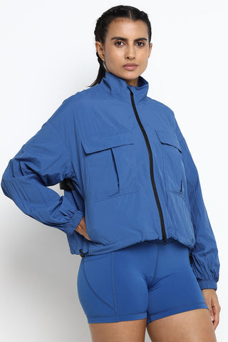 [AIRLITE] Spray Jacket - Azul/Black