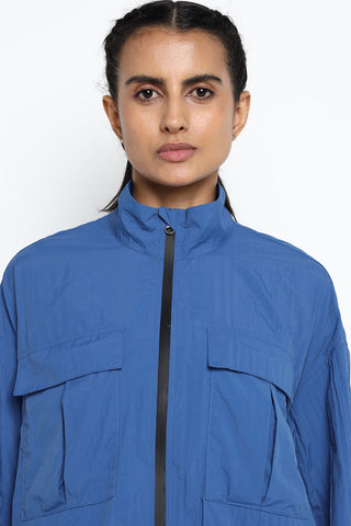 [AIRLITE] Spray Jacket - Azul/Black