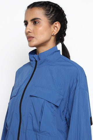 [AIRLITE] Spray Jacket - Azul/Black