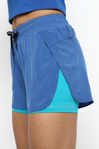 [CORE] Agility Shorts - Azul/Verde