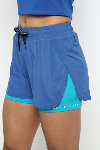 [CORE] Agility Shorts - Azul/Verde