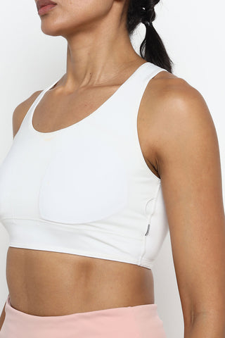 [CORE] Racerback Sportsbra - White