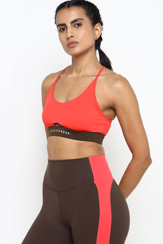 [CORE] Defynt Sportsbra - Berry / Espresso