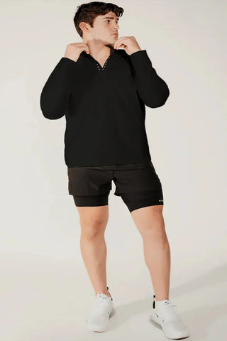 [CORE] Maverick Half Zip - Black