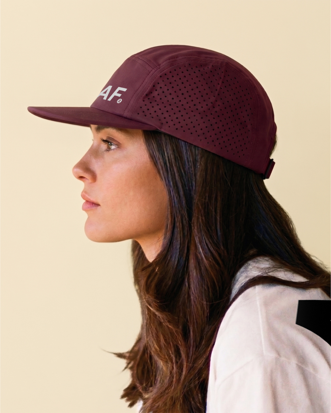 [GIVE AF] Running Hat - Cranberry-1