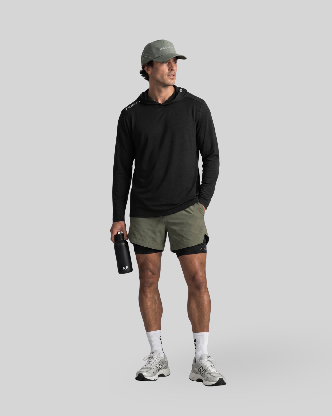 [CORE] Training Shorts 4" - Olive/Black