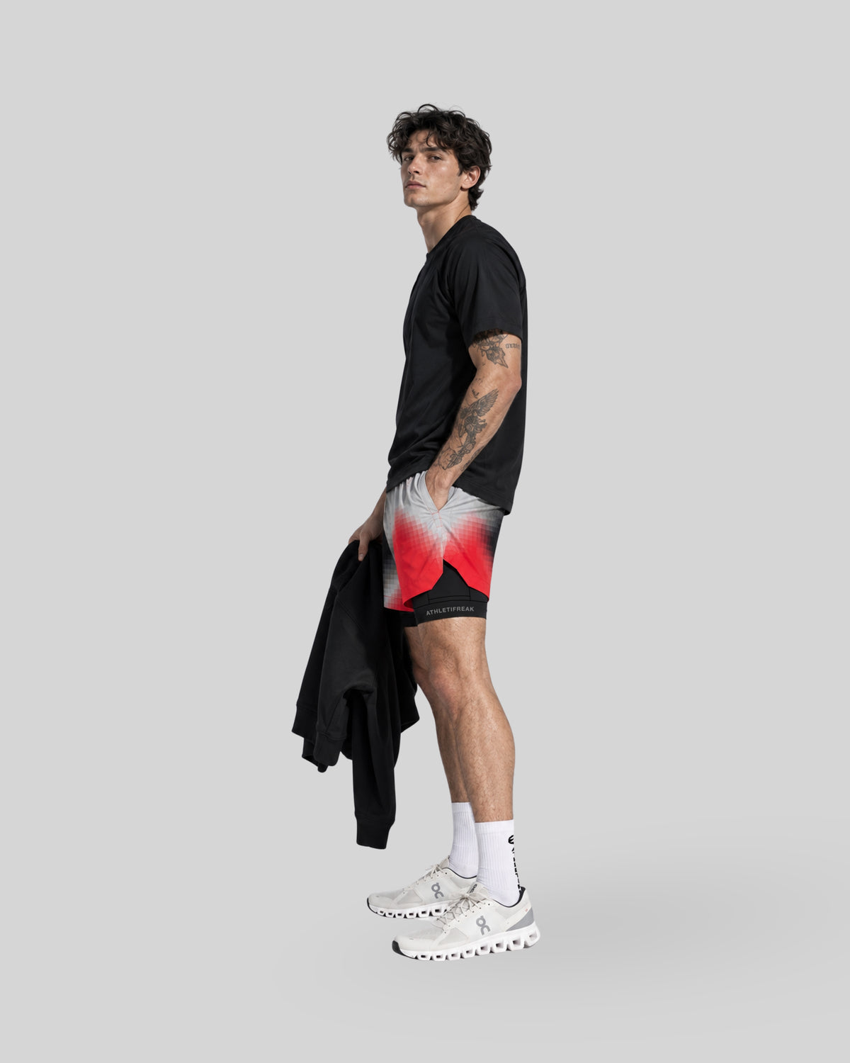 [CORE] Training Shorts 4" - Burn / Black-2