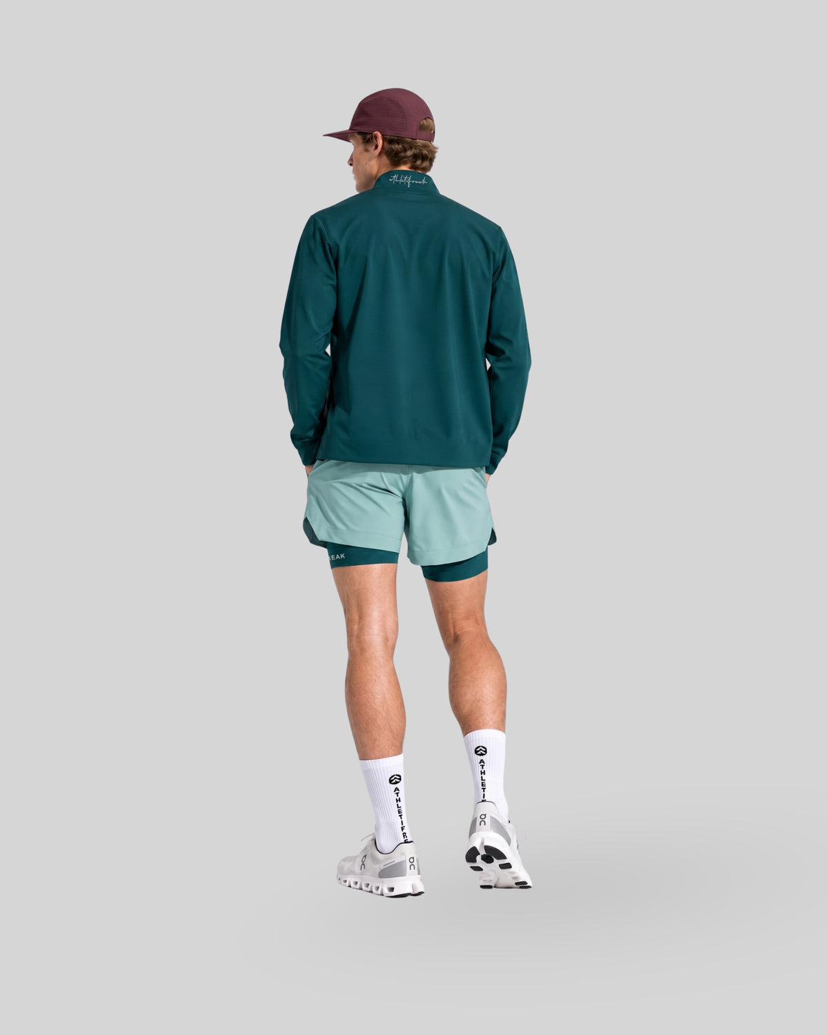 [CORE] Training Shorts 4" - Aqua  / Forest-3
