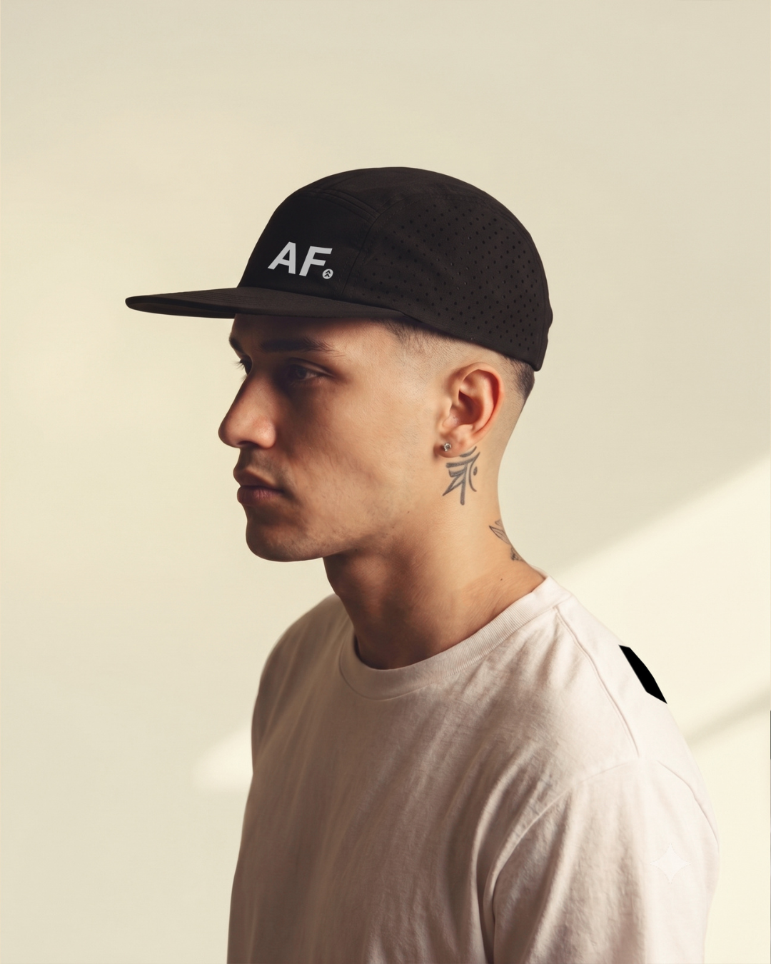 [GIVE AF] Running Hat - Black-1