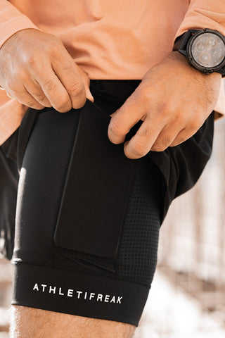 [CORE] Training Shorts 4" - Black/Black