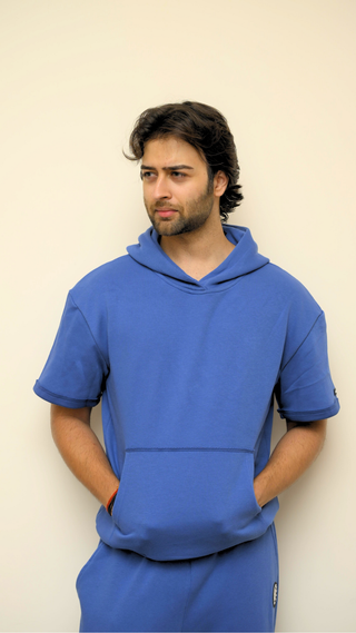 [EASYLUXE] Freestyle Hoodie - Azul