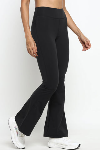 [AETHER] Flare Leggings - Black