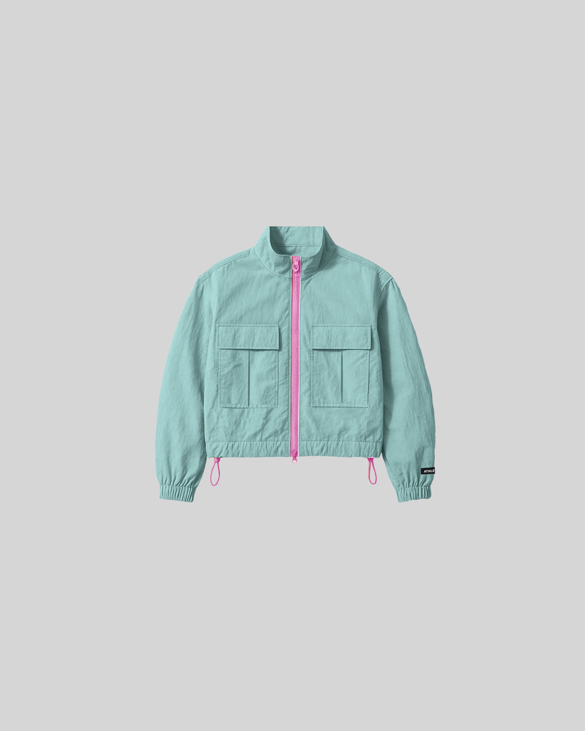 [AIRLITE] Spray Jacket - Aqua / Blush-4