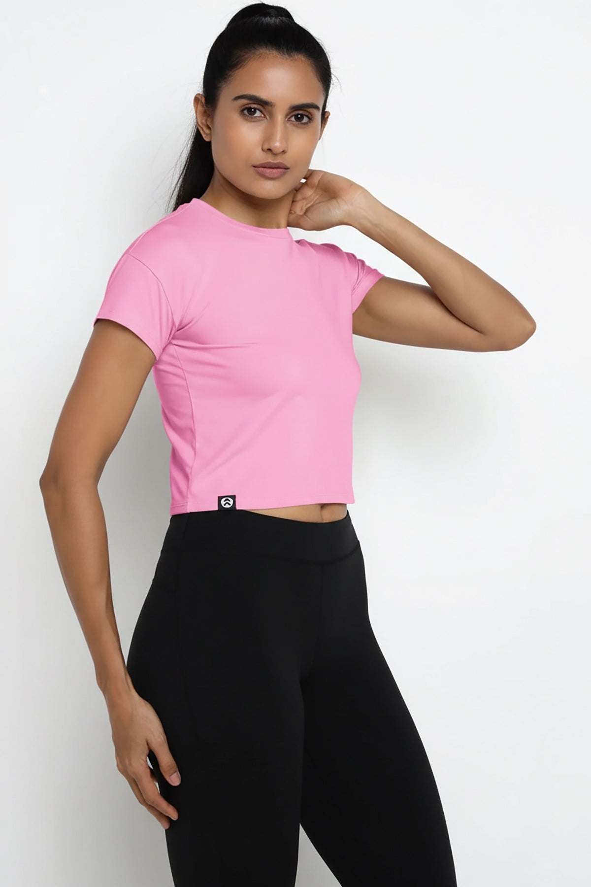 [ALWAYS ON]  Crop Tee - Blush-4