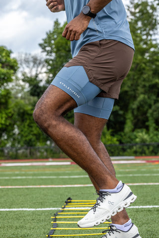 [CORE] Training Shorts 4" - Espresso/Cloud