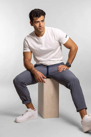[AIRLOOM] Rover Pull On Pant - Heather Blue