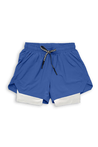 [CORE] Training Shorts 4" - Azul/White