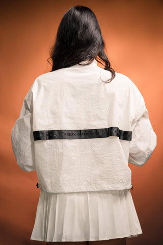 [AIRLITE] Spray Jacket - White - Jacket - Athletifreak | Athletic & Gym Wear, Athleisure