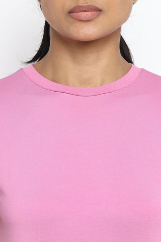 [INFINITECH] Training Crop Tee - Blush