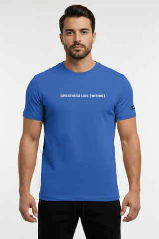 [LIMITED EDITION] Greatness Lies Within Tee - Azul