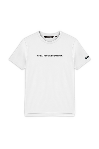[LIMITED EDITION] Greatness Lies Within Tee - White