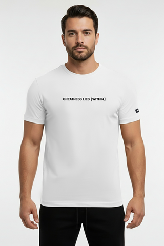 [LIMITED EDITION] Greatness Lies Within Tee - White