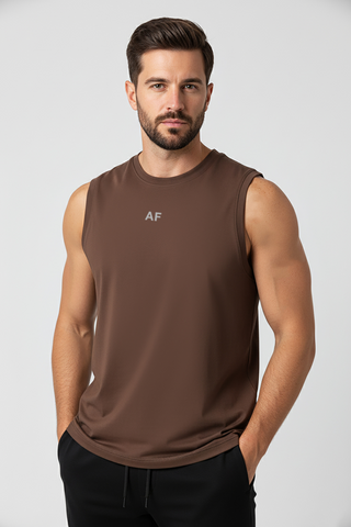 [INFINITECH] Muscle Tank - Espresso