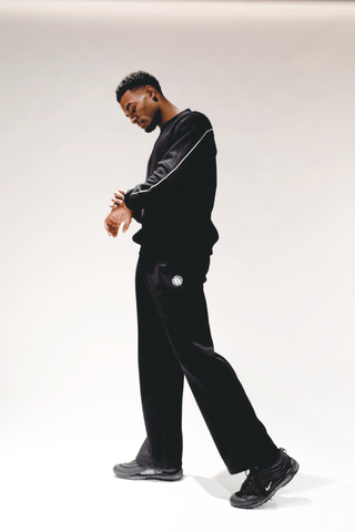 [ULTRALUX] Straight-leg Pants - Black