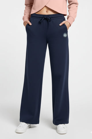 [ULTRALUX] Straight-leg Pants - Navy