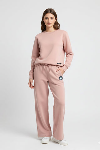 [ULTRALUX] Straight-leg Pants - Rose
