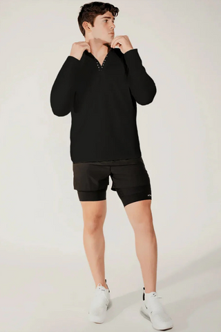 [CORE] Maverick Half Zip - Black