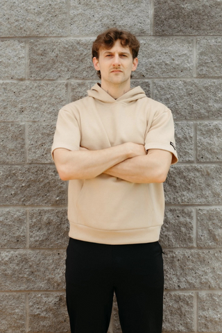 [EASYLUXE] Freestyle Hoodie - Latte