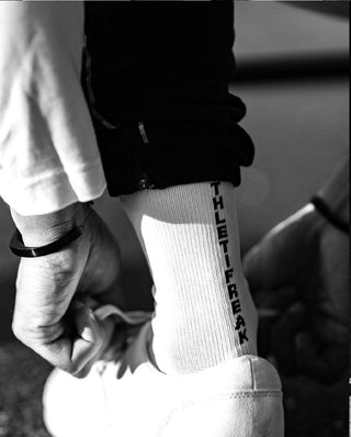 D.Feet the Odds Crew Socks - White - Socks - Athletifreak | Athletic & Gym Wear, Athleisure
