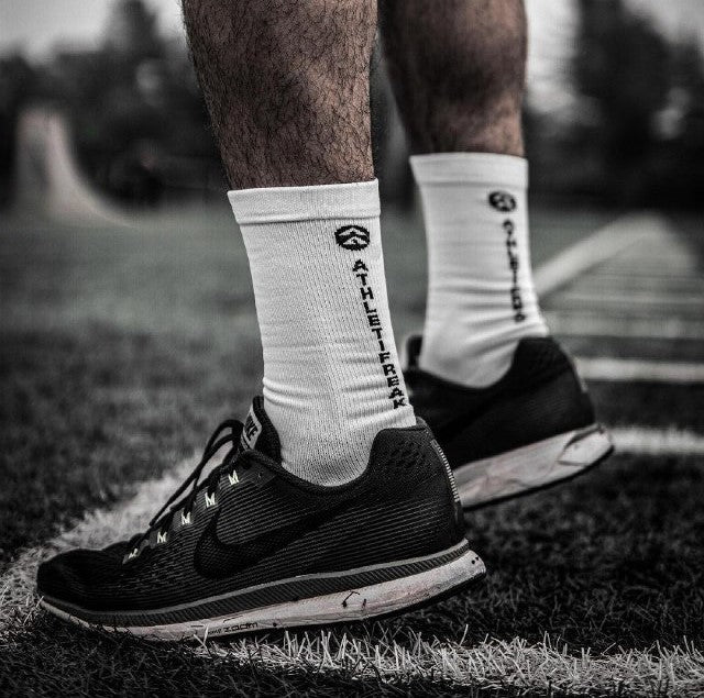 D.Feet the Odds Crew Socks - White - Socks - Athletifreak | Athletic & Gym Wear, Athleisure