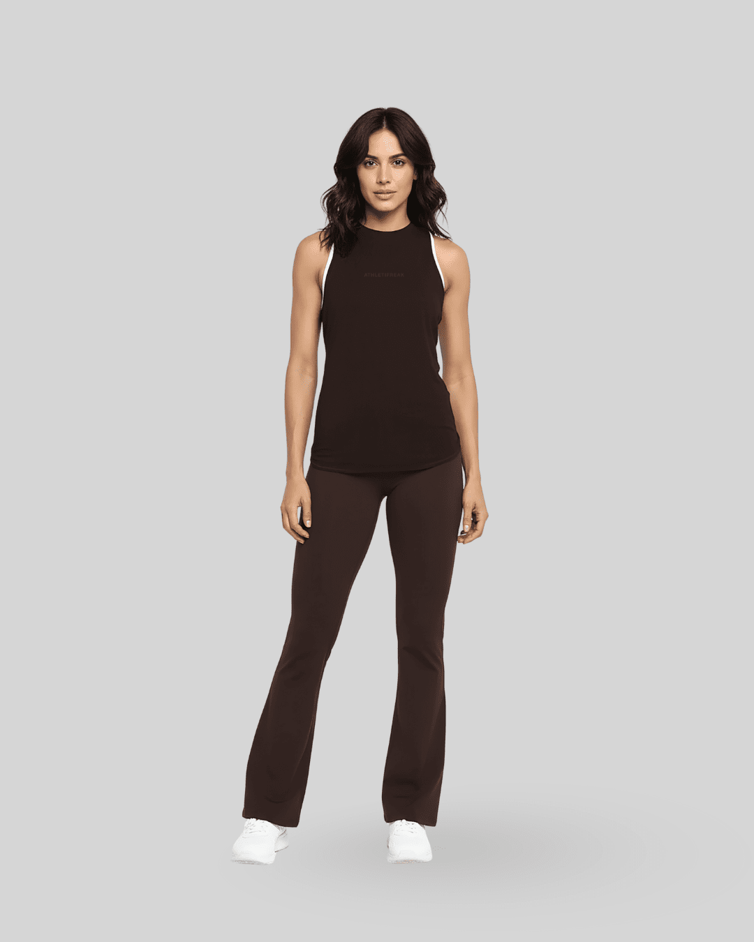 [AETHER] Flare Leggings - Espresso - Leggings - Athletifreak | Athletic & Gym Wear, Athleisure