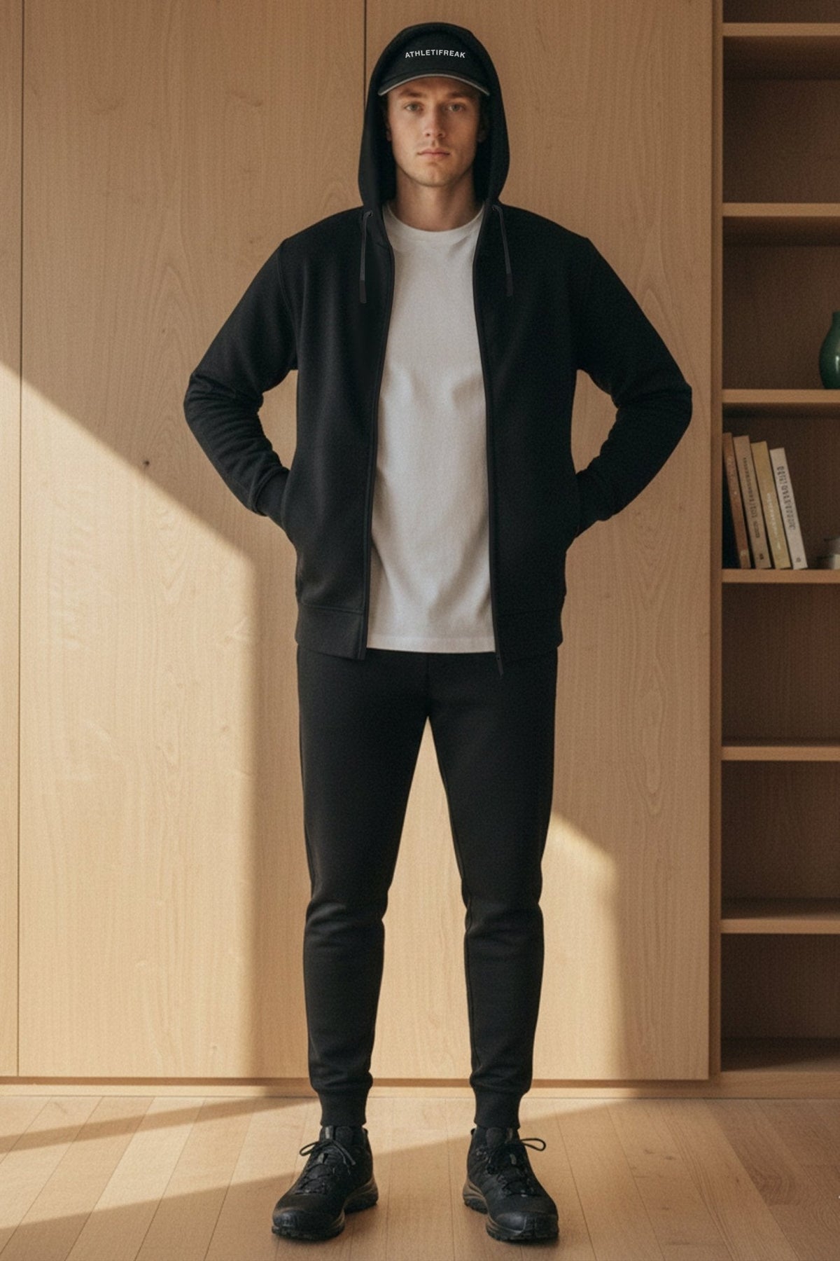 [AIRLUX] Element Full - Zip Hoodie - Black - Hoodie - Athletifreak | Athletic & Gym Wear, Athleisure