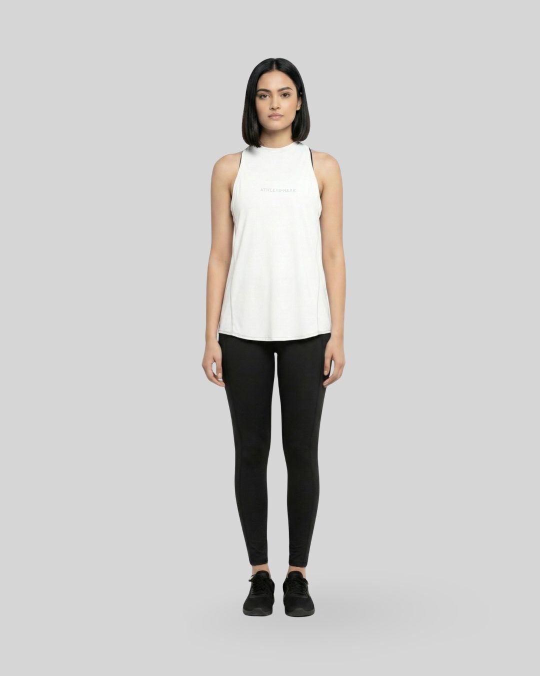 [ALWAYS ON] Knotty Tank - White - Tank - Athletifreak | Athletic & Gym Wear, Athleisure