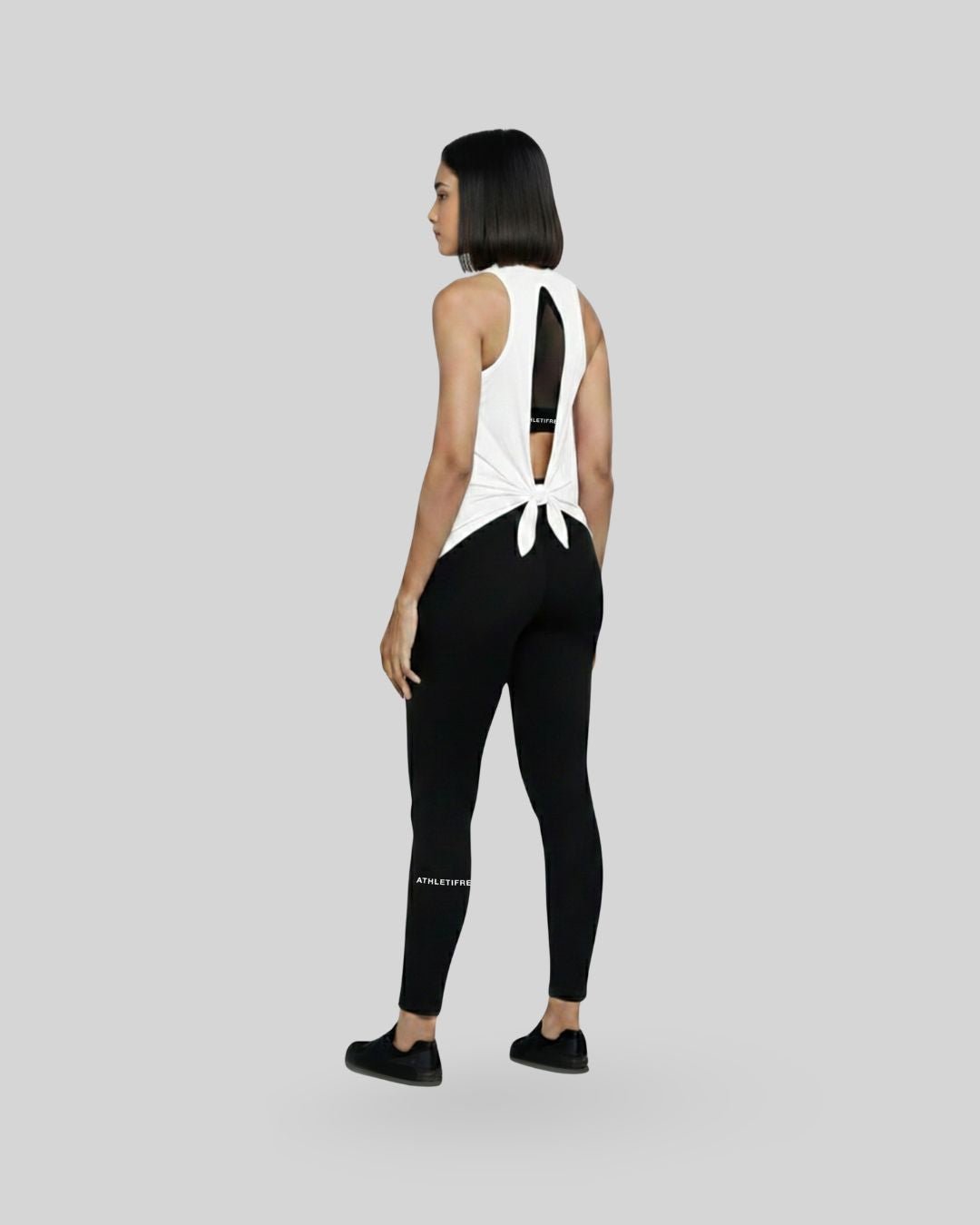 [ALWAYS ON] Knotty Tank - White - Tank - Athletifreak | Athletic & Gym Wear, Athleisure