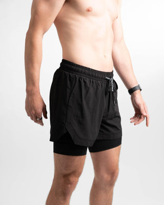 [CORE] Training Shorts 6" - Black/Black - Shorts - Athletifreak | Athletic & Gym Wear, Athleisure