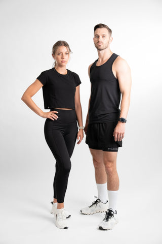 [ALWAYS ON] Crop Tee - Black - Tee - Athletifreak | Athletic & Gym Wear, Athleisure