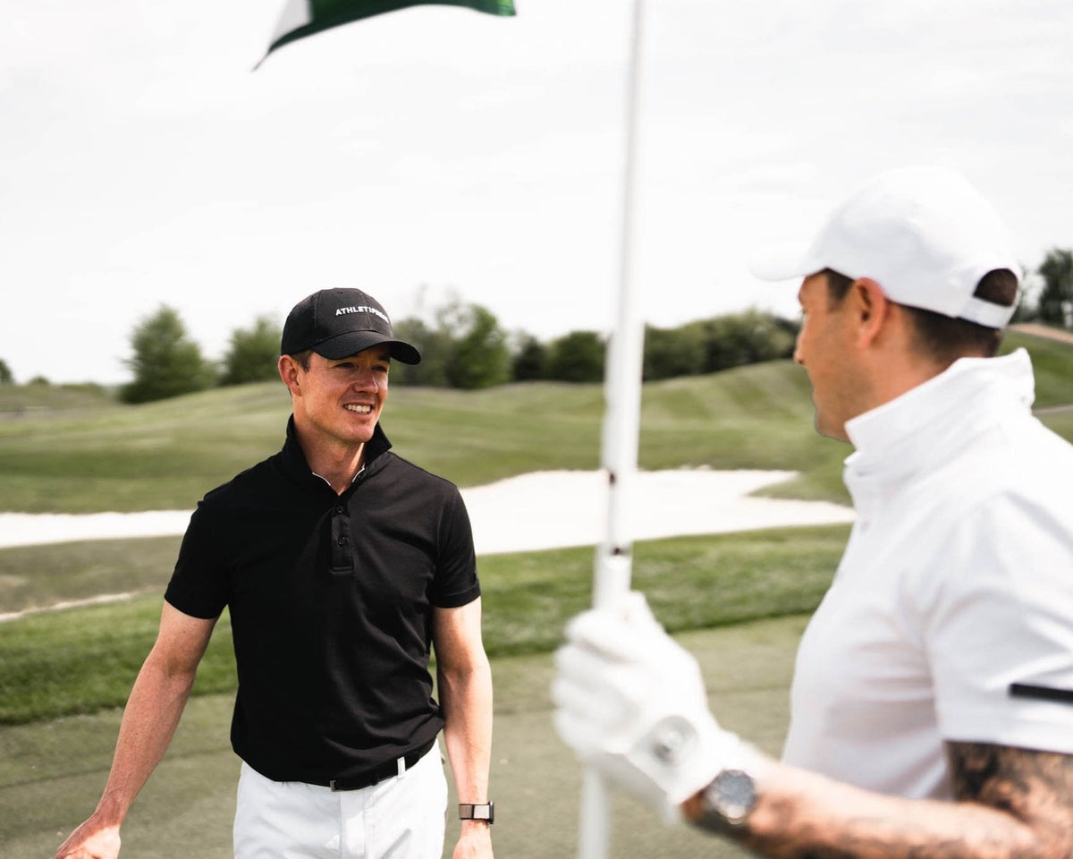 [HYBRID] Tech Polo - Black - Tee - Athletifreak | Athletic & Gym Wear, Athleisure