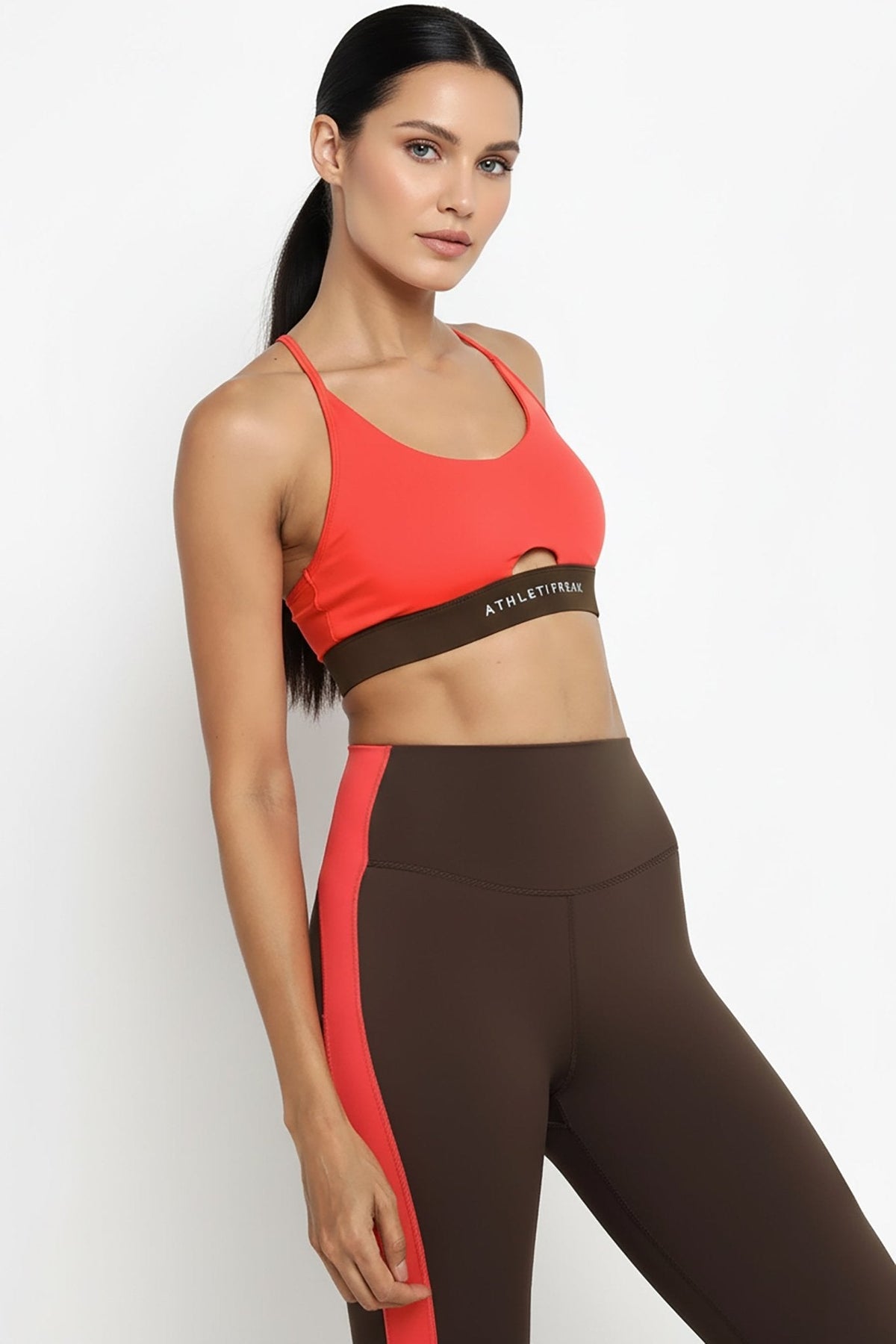 [CORE] Defynt Leggings - Espresso/Berry - Leggings - Athletifreak | Athletic & Gym Wear, Athleisure