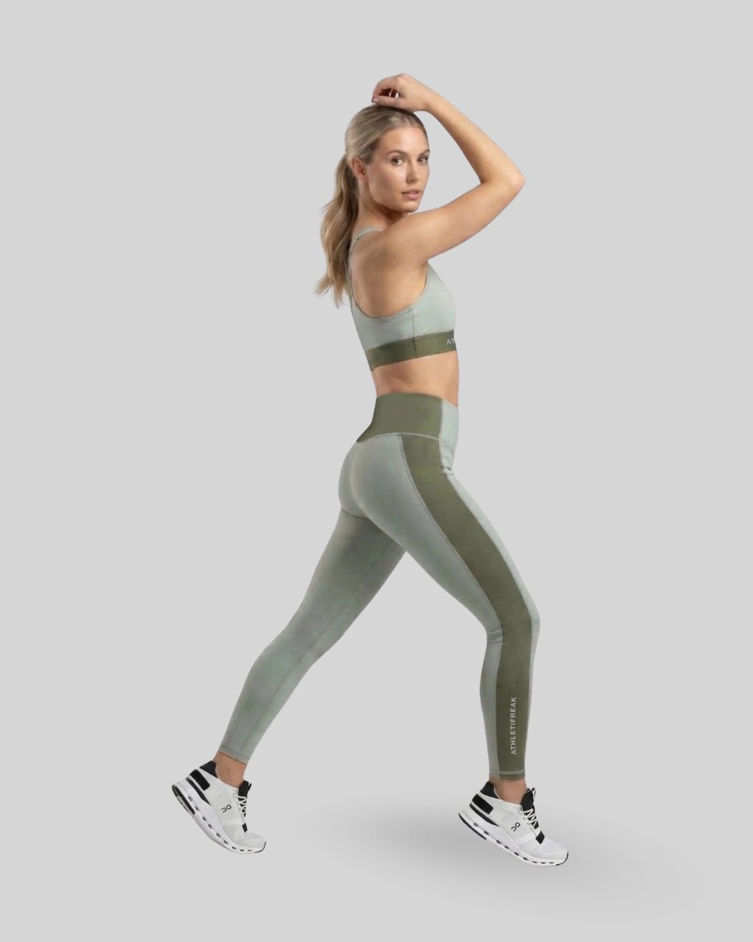 [CORE] Defynt Leggings - Teal/Olive - Leggings - Athletifreak | Athletic & Gym Wear, Athleisure
