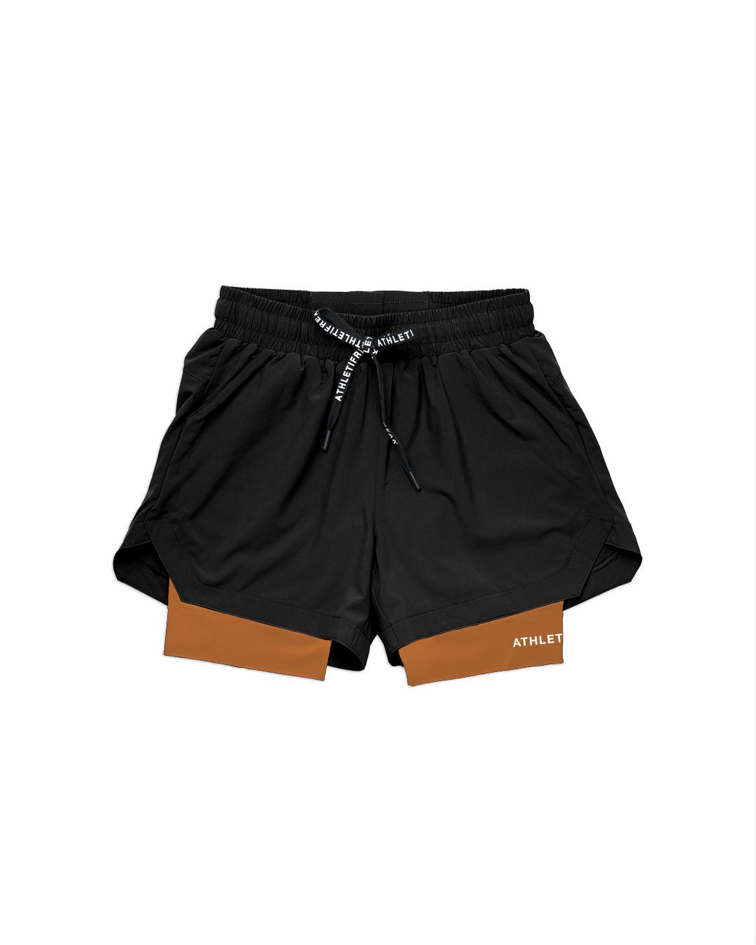 [CORE] Training Shorts 4" - Black/Canyon - Shorts - Athletifreak | Athletic & Gym Wear, Athleisure
