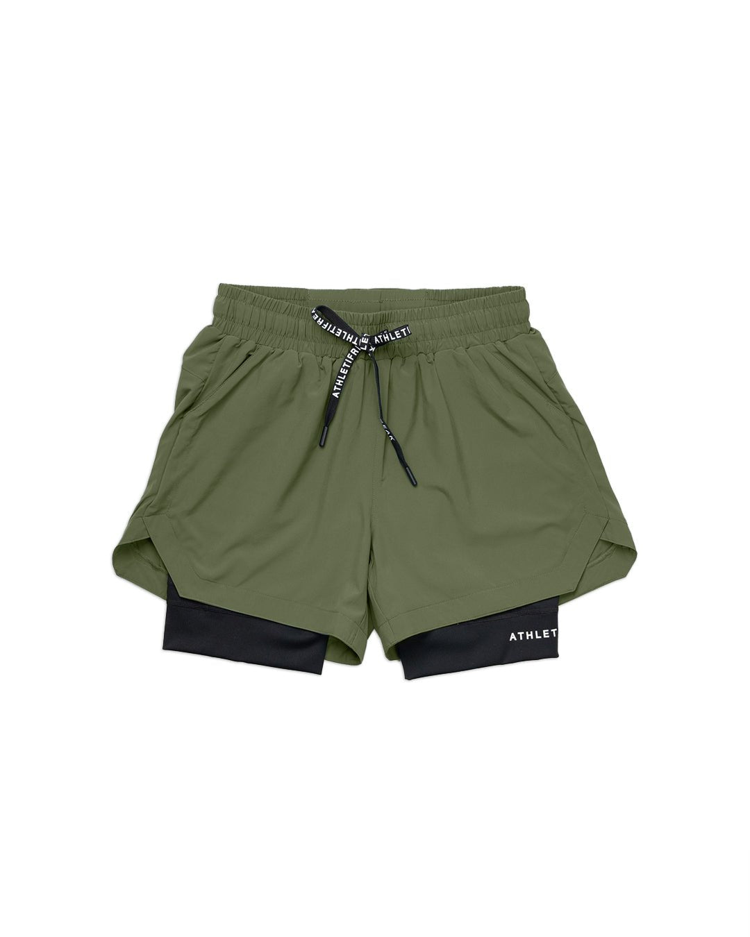 [CORE] Training Shorts 4" - Olive/Black - Shorts - Athletifreak | Athletic & Gym Wear, Athleisure