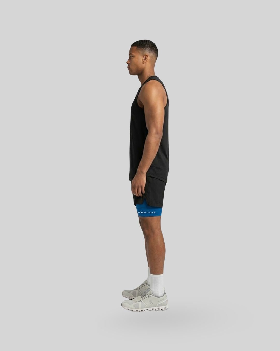 [CORE] Training Shorts 6" - Black / Azul - Shorts - Athletifreak | Athletic & Gym Wear, Athleisure
