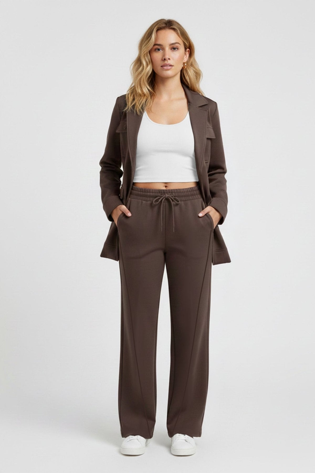 [EASYLUXE] Fly Blazer - Espresso - Blazer - Athletifreak | Athletic & Gym Wear, Athleisure