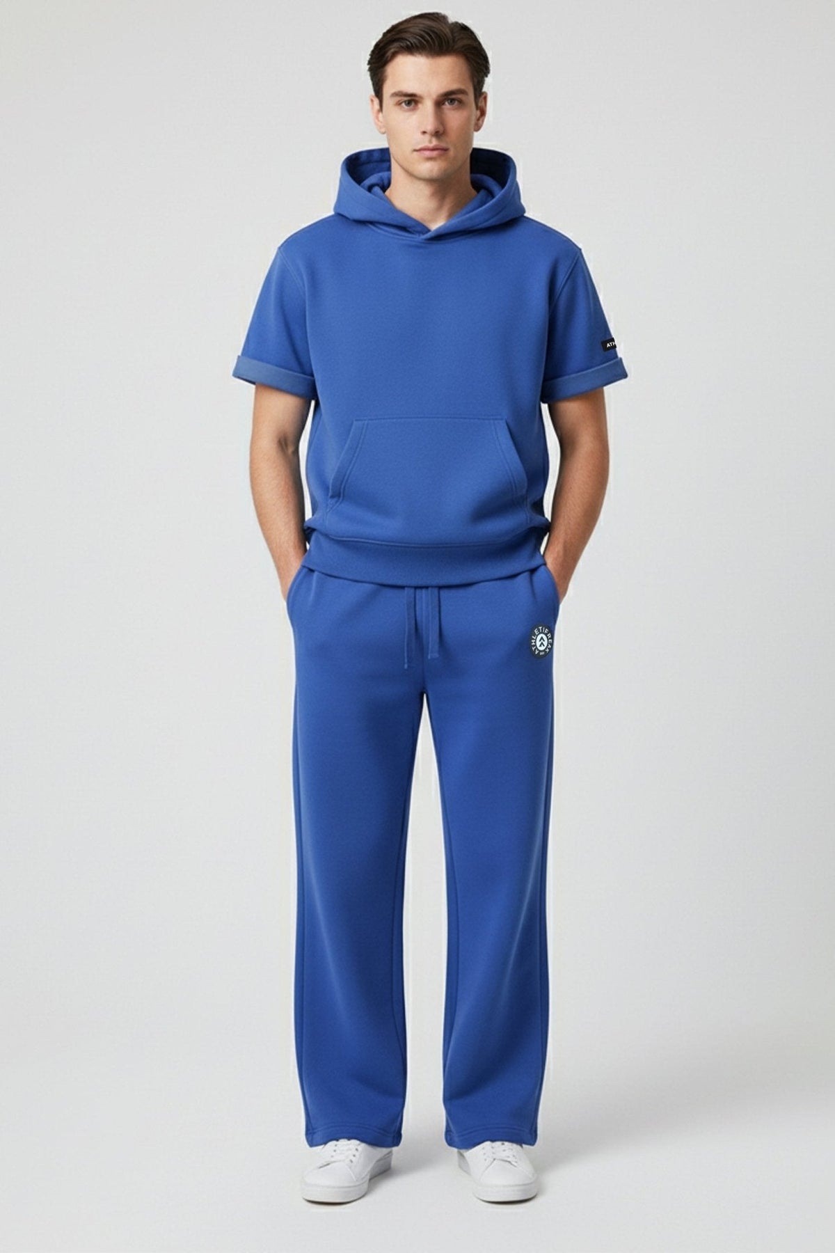 [EASYLUXE] Straight Leg Pants - Azul - Pants - Athletifreak | Athletic & Gym Wear, Athleisure